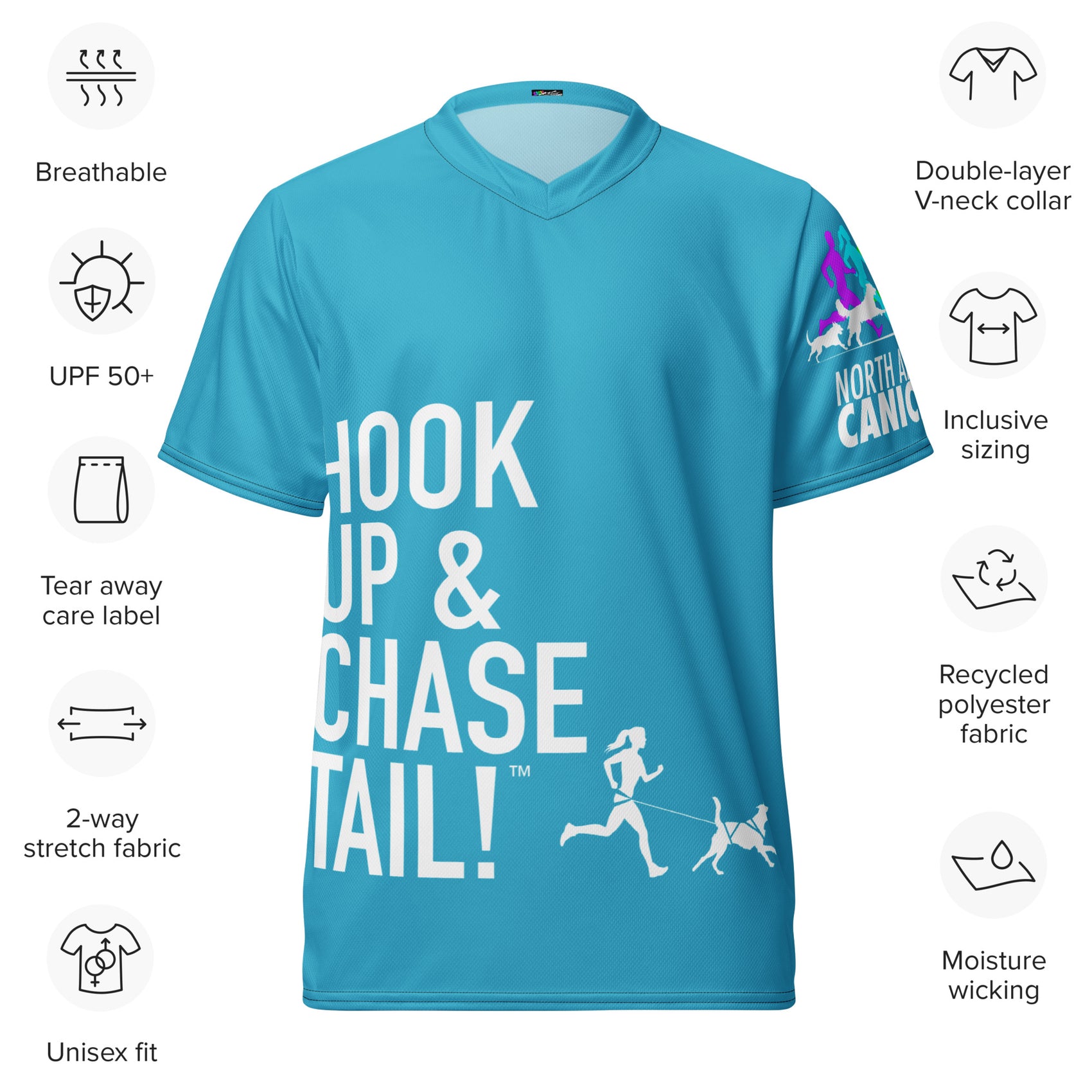 Hook Up & Chase Tail! Sports Jersey (Female Runner)