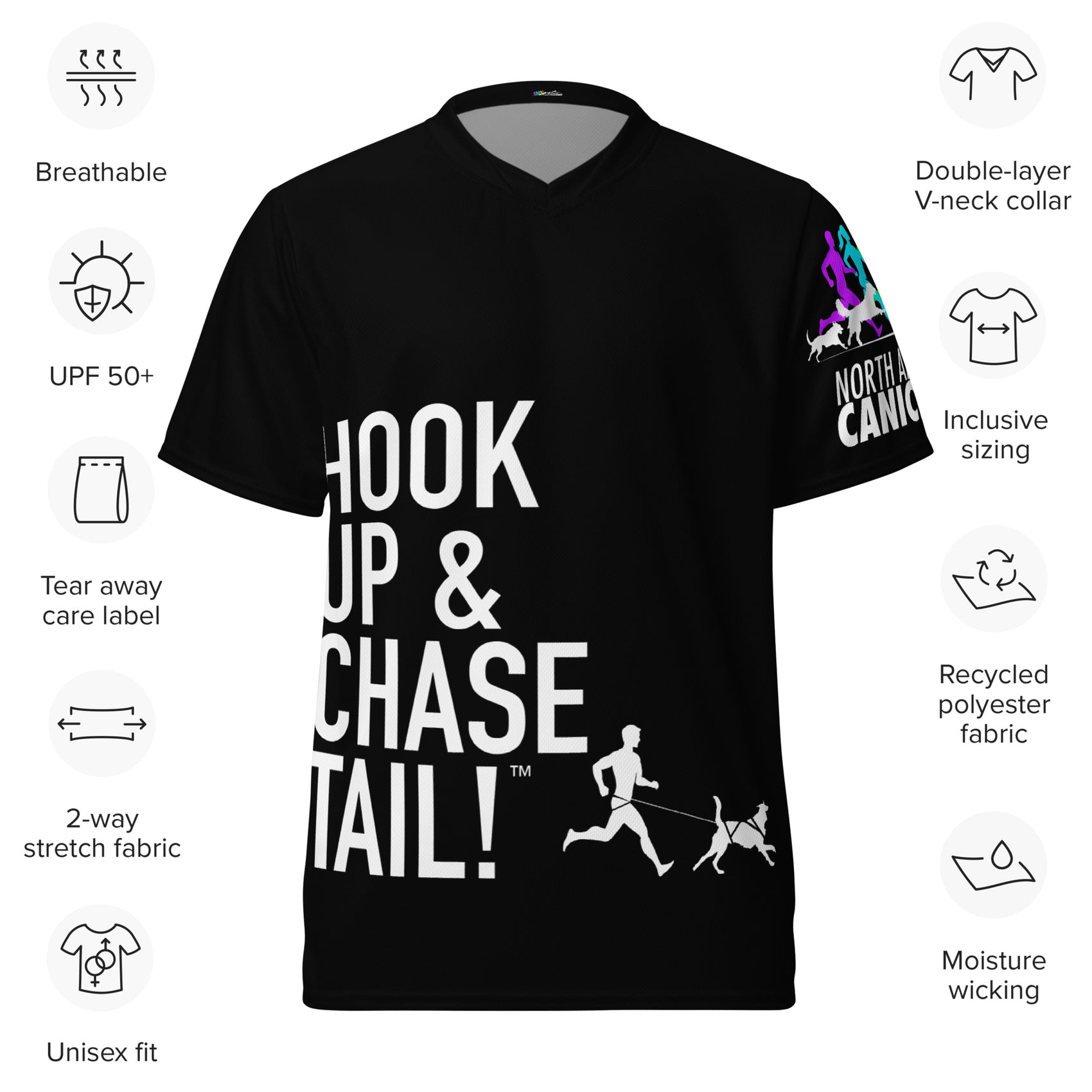 Hook Up & Chase Tail! Sports Jersey (Male Runner)